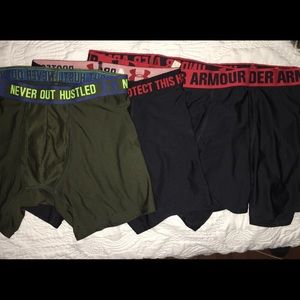 4 pairs of Under Armour underwear